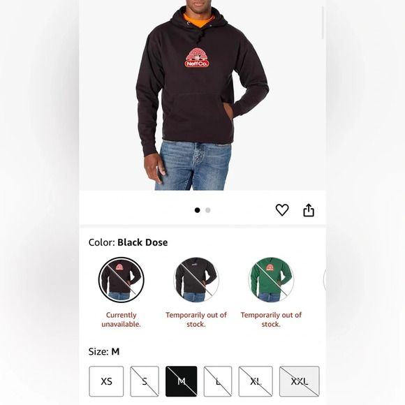 🆕NEFF Men’s Graphic Groovy Logo Skater Hoodie size Med - Picture 9 of 9